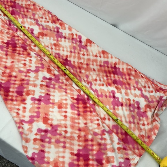 Patagonia Folly Beach Maxi Dress pink & peach tie dye print shelf bra Medium - Picture 10 of 10